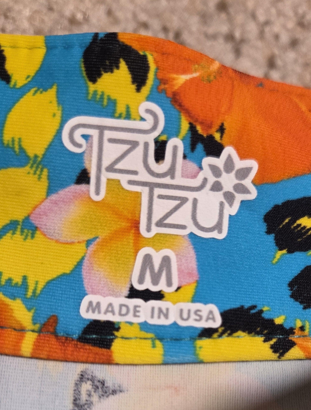Tzu Tzu Shiloh Dress Hawaiian Floral Golf Tennis Activewear Upf 50 Medium - Picture 3 of 7